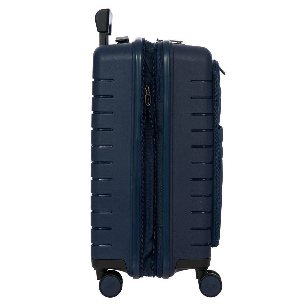 Alt View 5. Bric's - Ulisse 21" Expandable Spinner with Pocket, Ocean Blue - Ocean Blue.