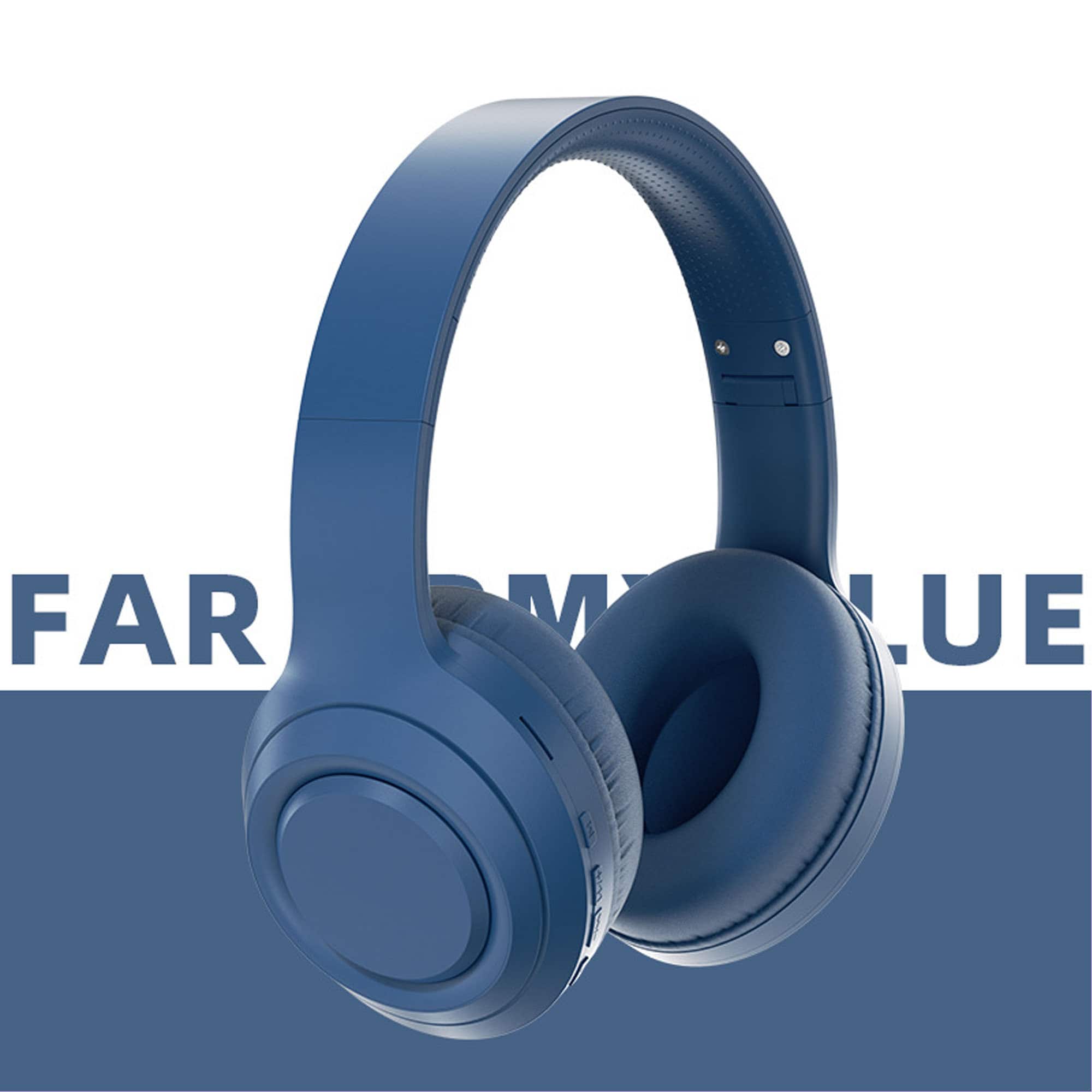 YONWAY - Over Ear Noise Reduction Headphones, Wireless Bluetooth Hi Fi Stereo Headsets, Foldable and Scalable for Phone/TV/PC/MP4