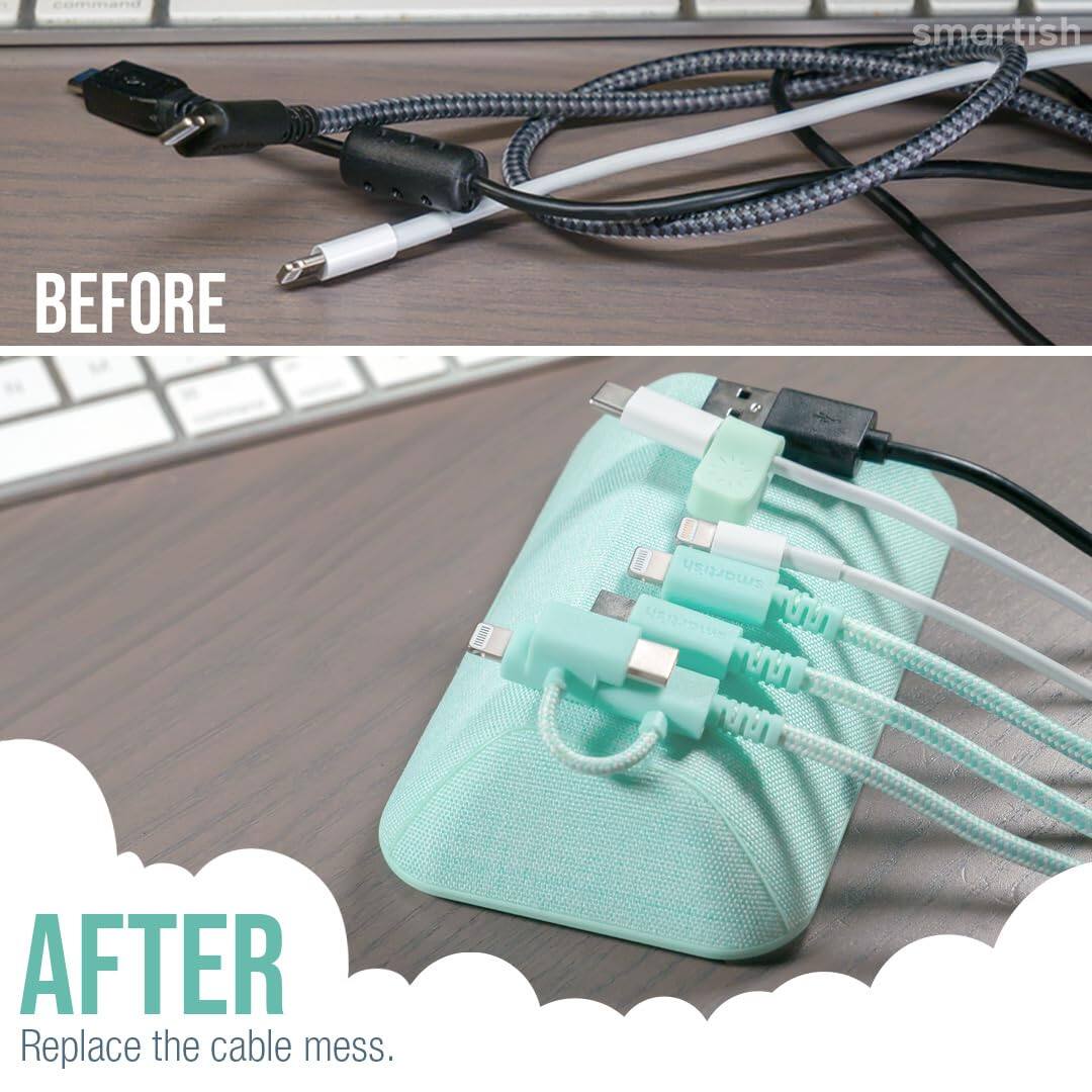 command smartish BEFORE smartish 0 eUT UtN AFTER Replace the cable mess.