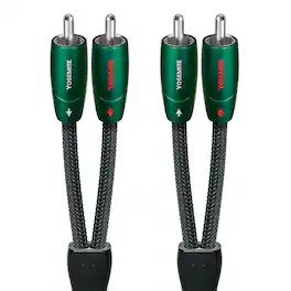 AudioQuest - Yosemite RCA > RCA 3.3' Analog Audio Interconnect Cable - Green on Black