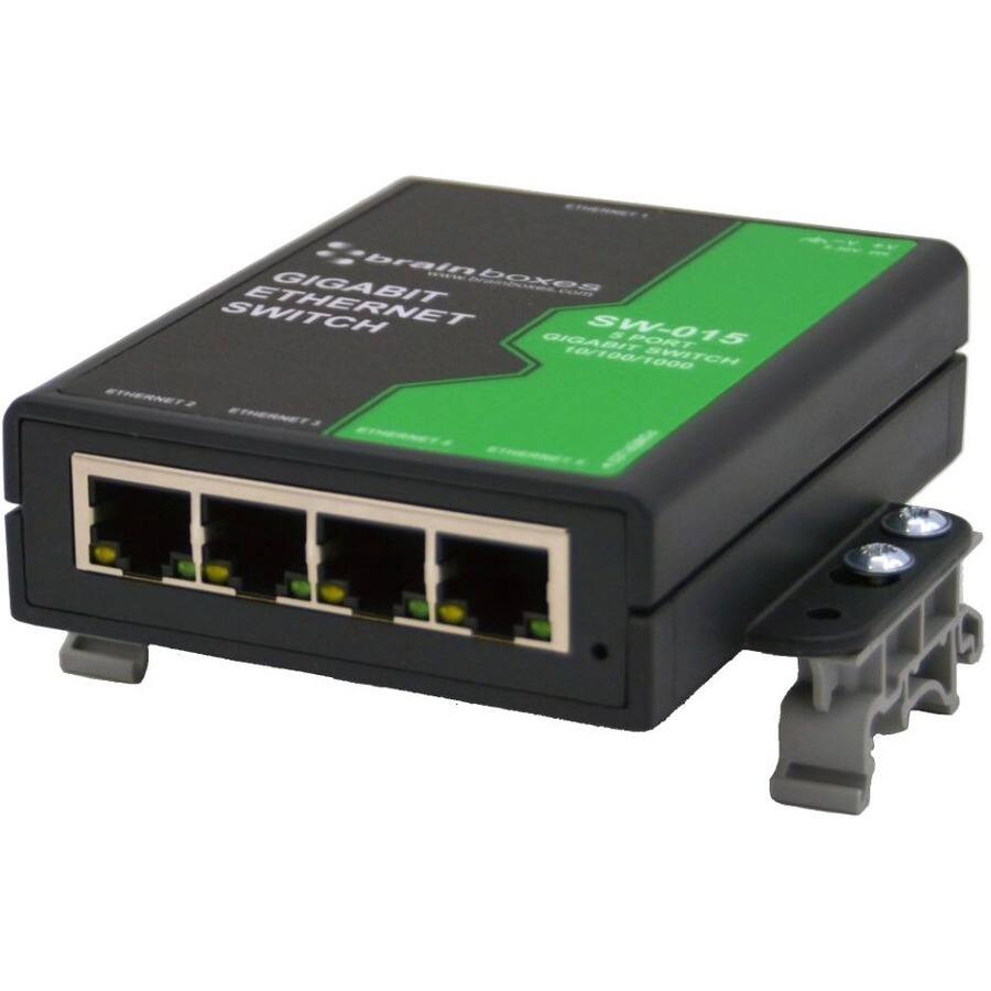 brainboxes GIGABIT ETHERNET SWITCH SW-015 5 PORT 10/100/1000 SWITCH