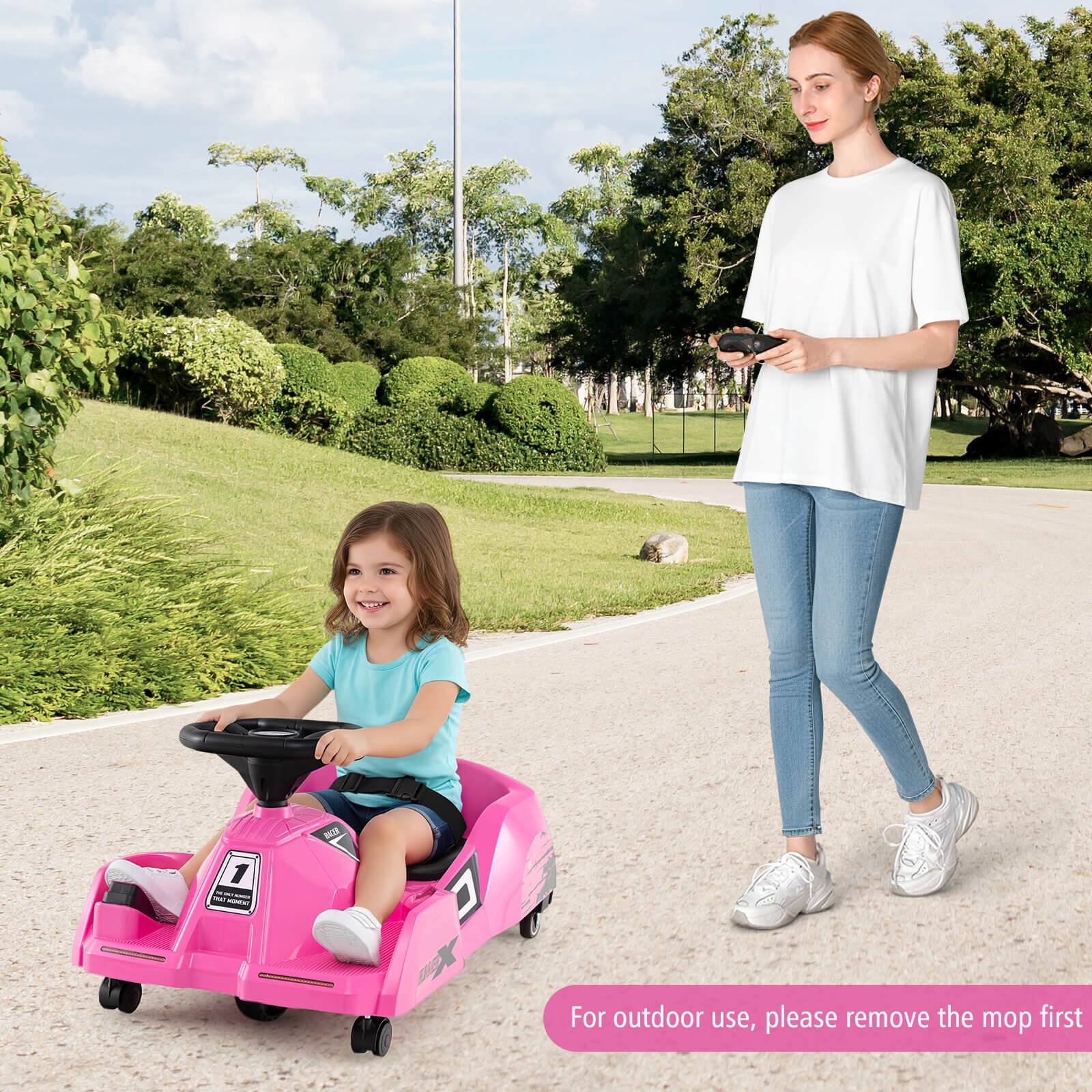 For outdoor use, please remove the mop first.