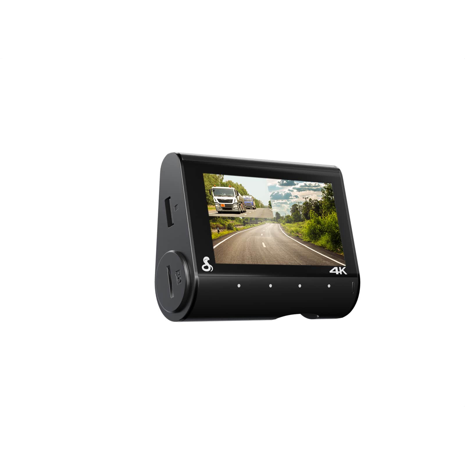 Alt View 9. Cobra - SC 250R 4K Dual-View Front & Rear Dash Cam, works with Apple CarPlay/Android Auto - Black.