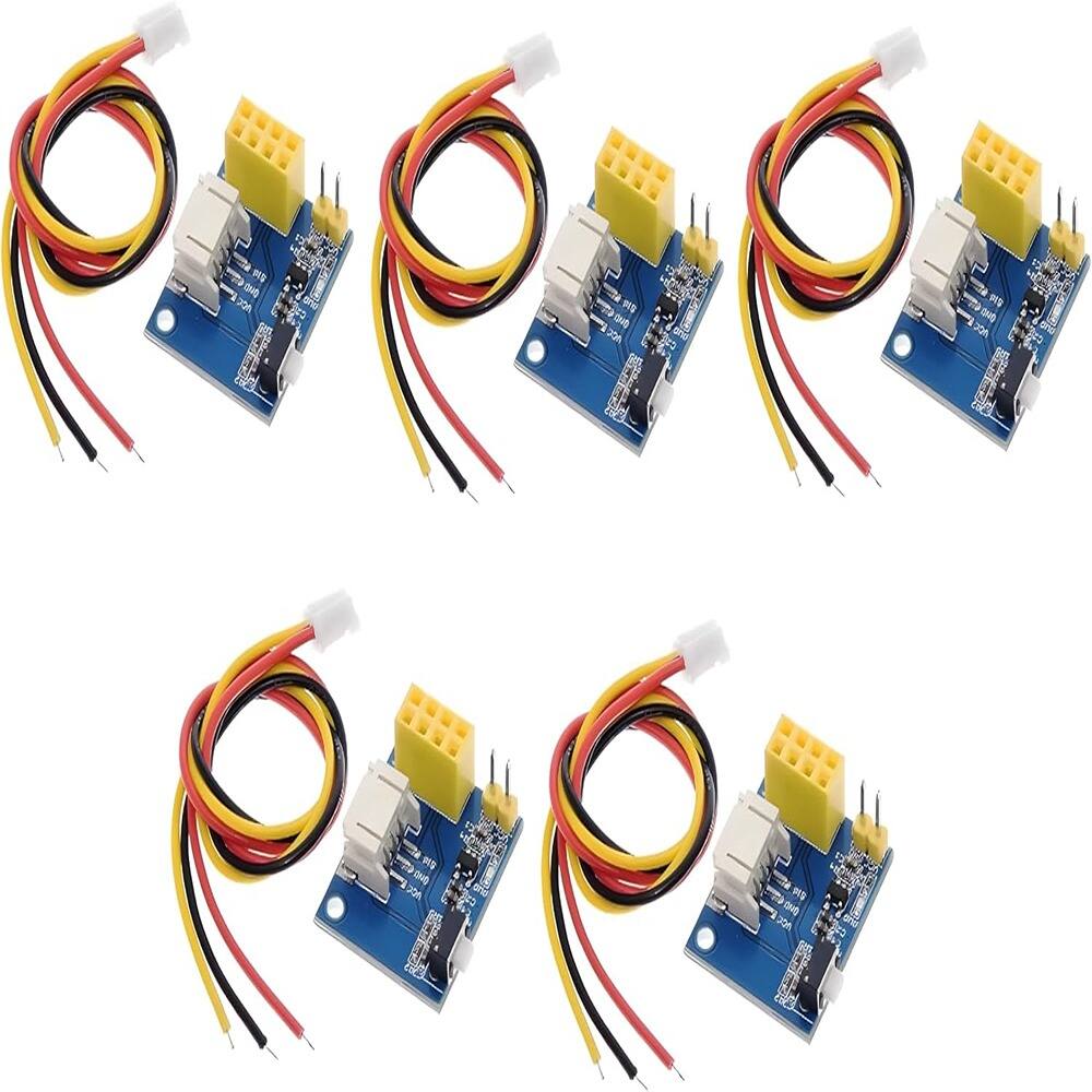 ACJPR - 5-Pack ESP8266 ESP-01/ESP-01S Wi-Fi LED Controller Module for Arduino, RGB