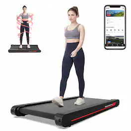 Sperax - Walking Treadmill Pad with APP, 3 in 1 Under Desk Treadmill RM-P1 - Red-Black