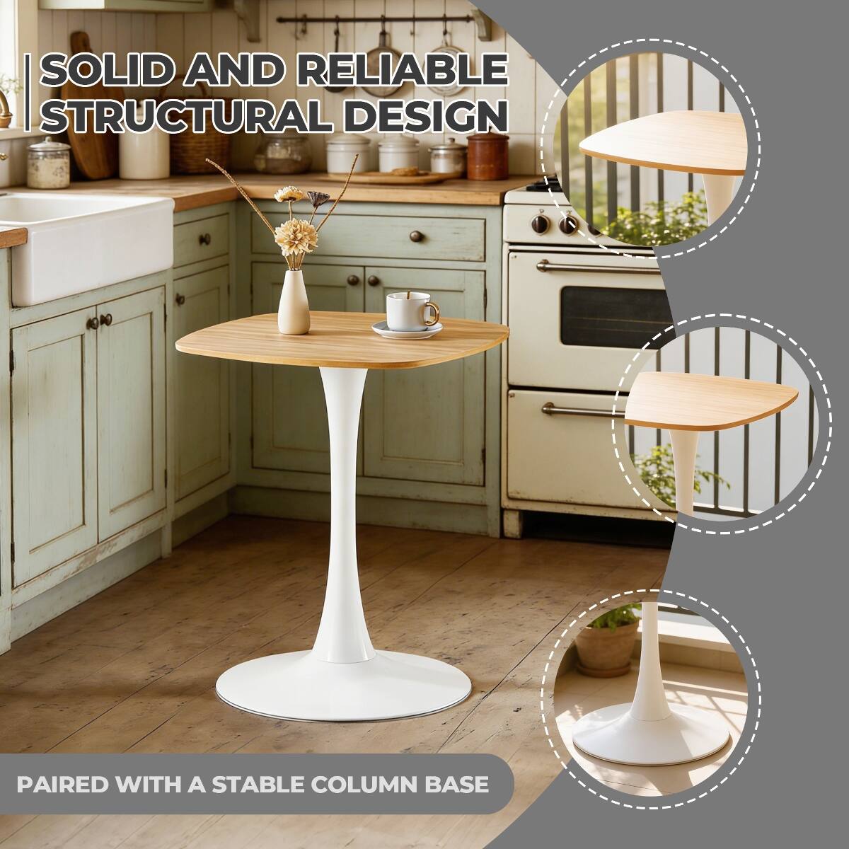 SOLID AND RELIABLE STRUCTURAL DESIGN  
PAIRED WITH A STABLE COLUMN BASE