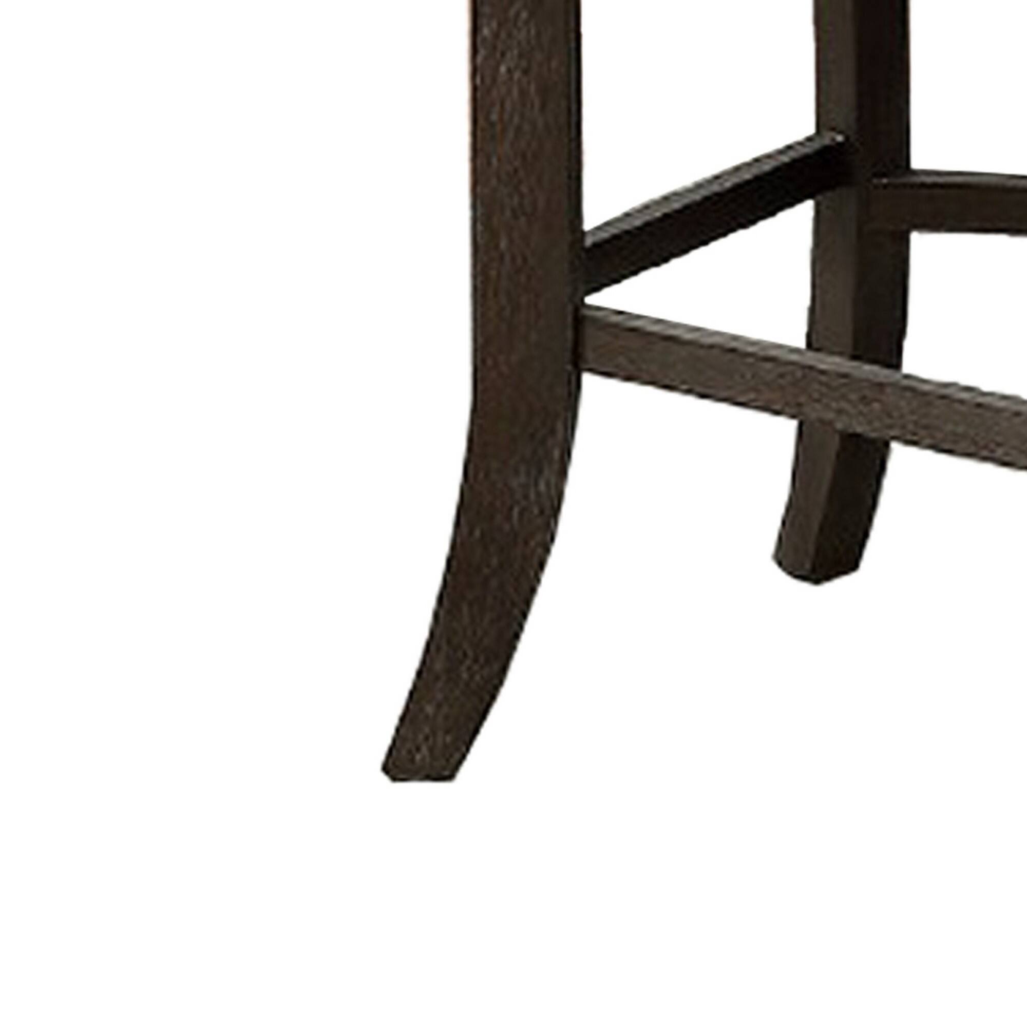 Alt View 2. Manhattan Lane - Curved Top Wooden High Chair with Flared Legs, Set of 2 - Gray.