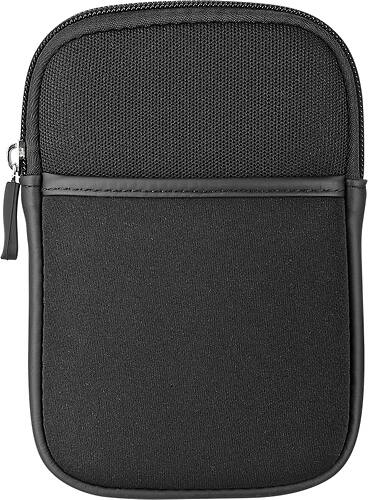 Front. Insignia™ - Case for Most Portable Hard Drives - Black.