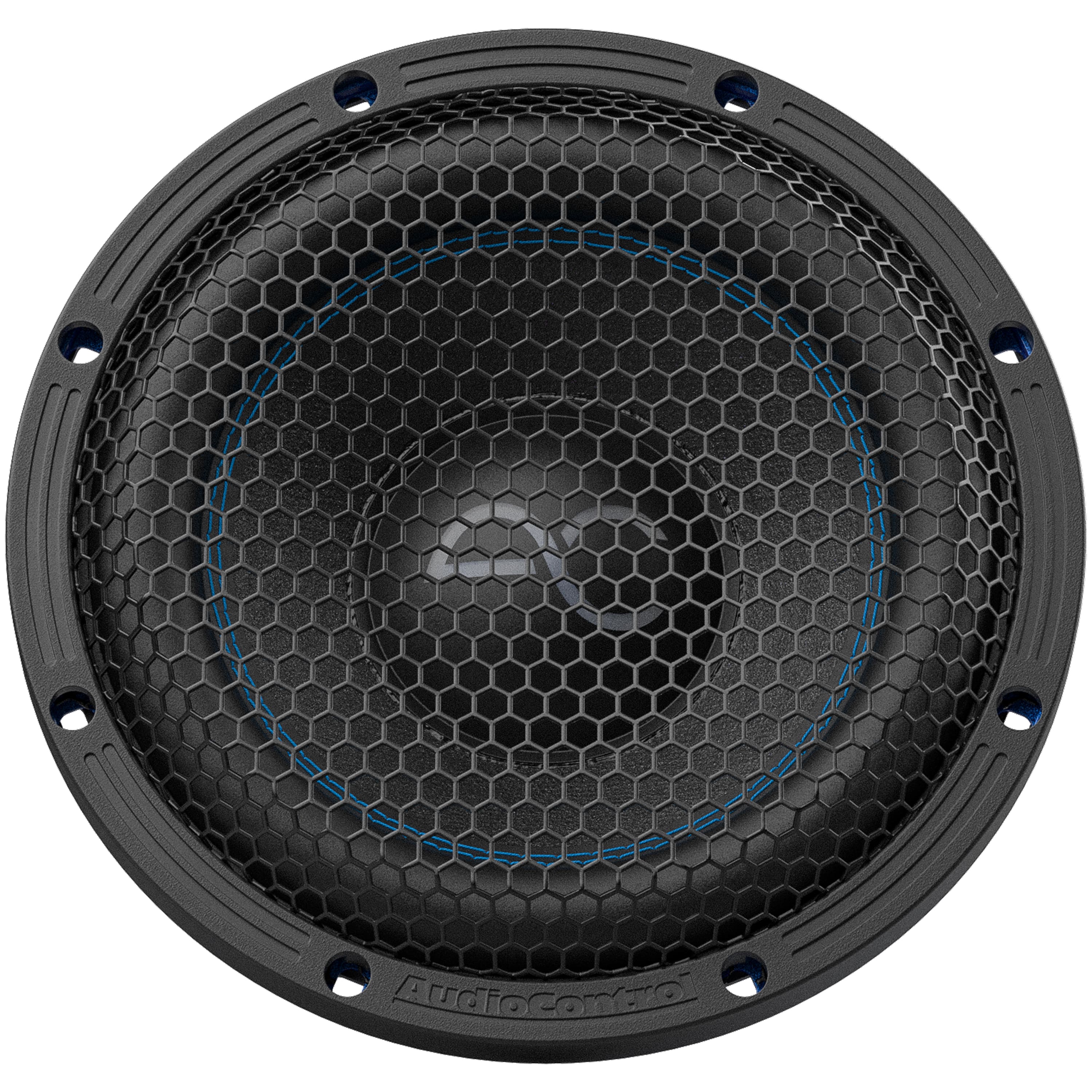 Alt View 11. AudioControl - Spike Series 8” Single-Voice-Coil 4-Ohm High-Performance Subwoofer - Black/Blue.