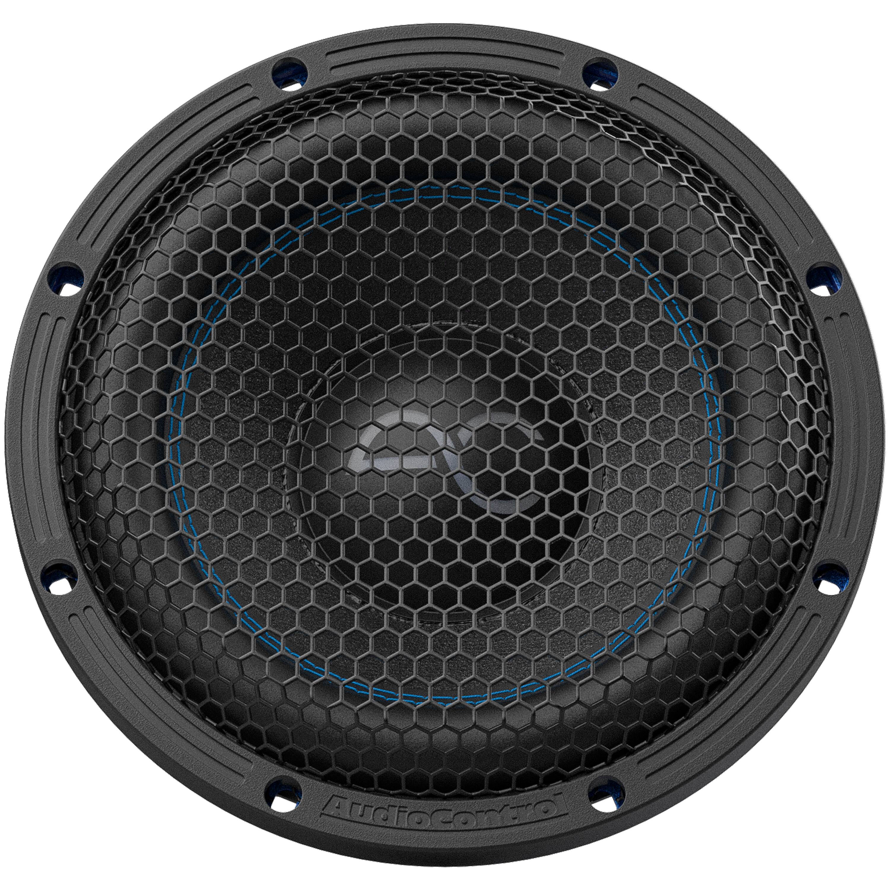 Alt View 11. AudioControl - Spike Series 8” Single-Voice-Coil 4-Ohm High-Performance Subwoofer - Black/Blue.