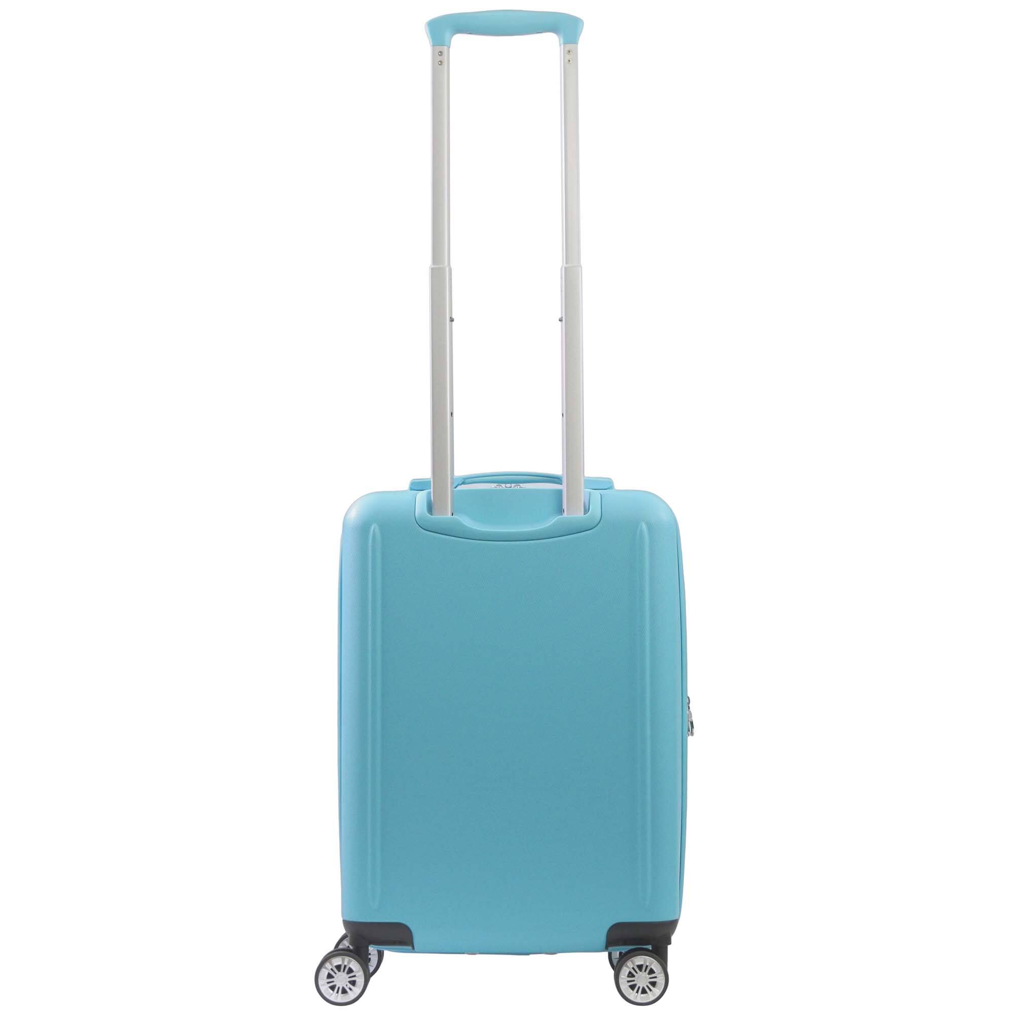 Back. Tommy Bahama - 21.5" Carry-On Hardside Spinner Luggage with 3D Pineapple - Blue.