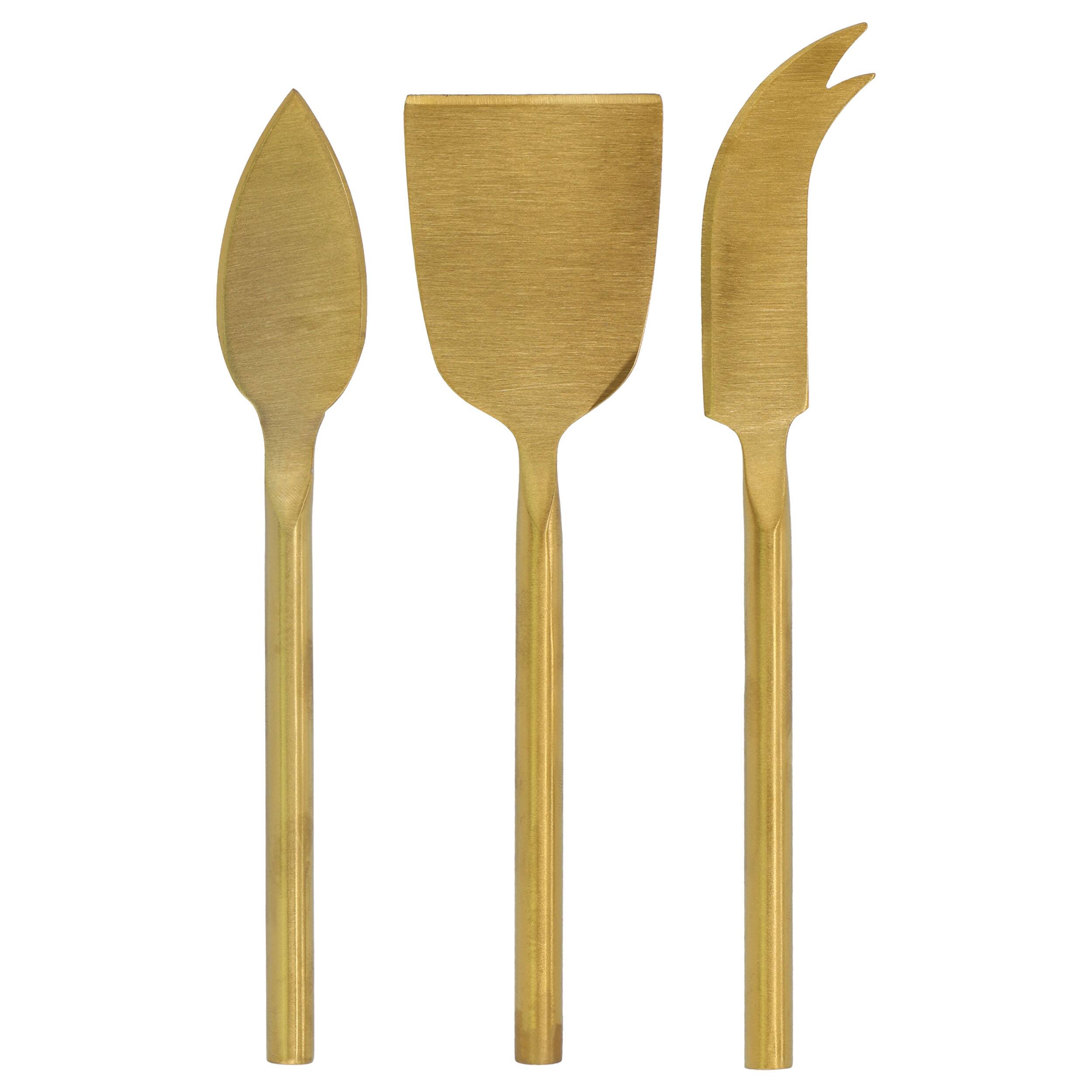 Alt View 5. MegaChef - MegaChef 21 x 11 Inch Acacia Wood Cheese Board with 3 Piece Knife  Set - Brown.