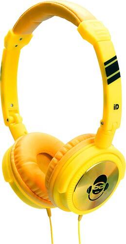 Angle Standard. iDance - Jockey DJ Headphones - Yellow.