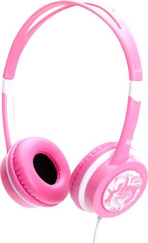 Angle Standard. iDance - Free Over-the-Ear DJ Headphones - Pink.