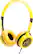 Angle Standard. iDance - Free Over-the-Ear DJ Headphones - Yellow.