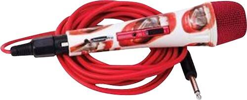 Angle Standard. Jammin Pro - COLOR MIC Wired Microphone - Love Mouth.