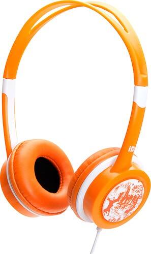 Angle Standard. iDance - Free Over-the-Ear DJ Headphones - Orange.