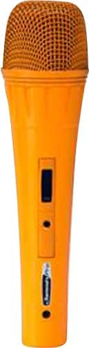 Front Standard. Jammin Pro - COLOR MIC Wired Microphone - Orange.
