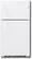 Front Standard. GE - Profile 21.7 Cu. Ft. Top-Mount Refrigerator - White-on-White.