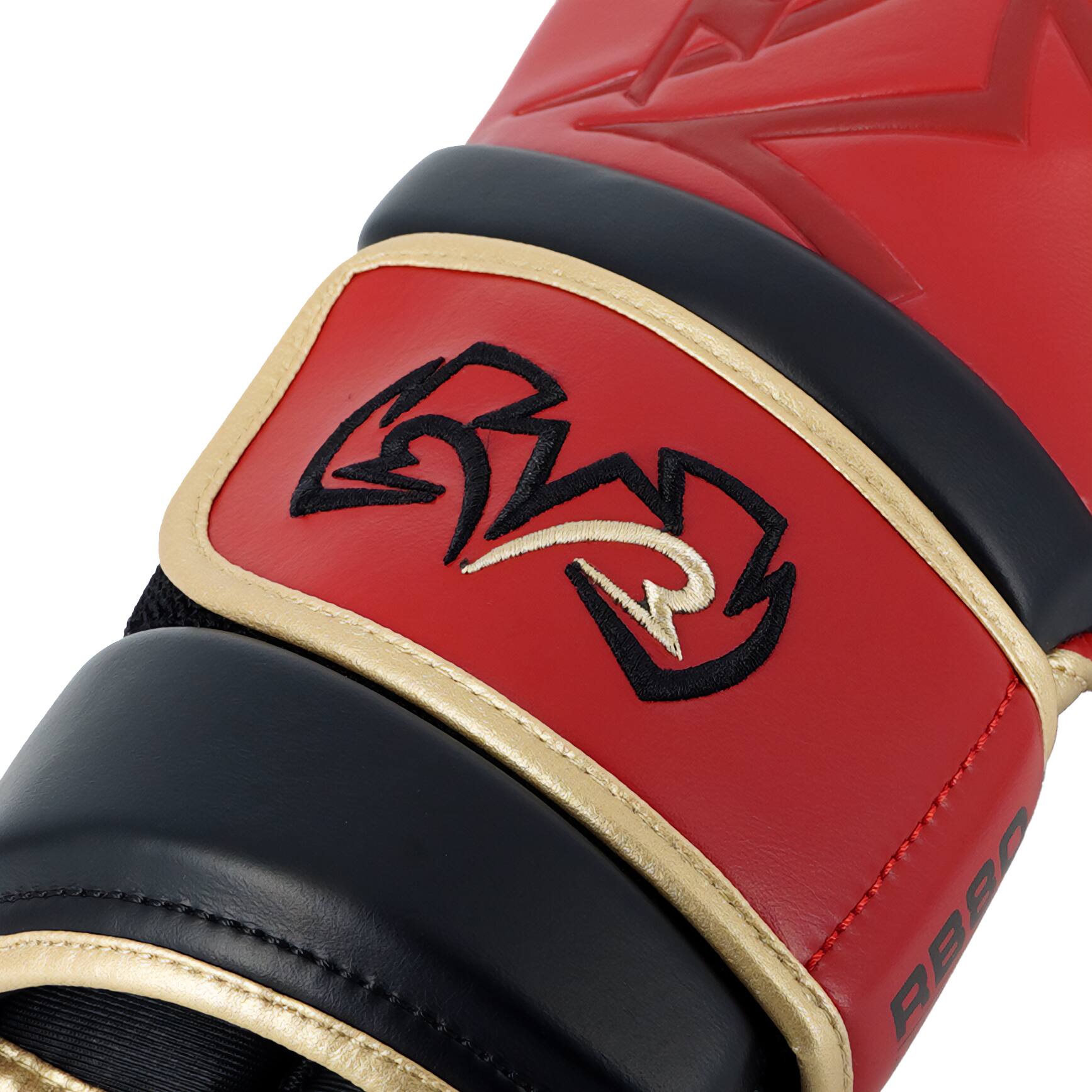 Alt View 2. RIVAL - Rival Boxing RB80 Impulse Hook and Loop Bag Gloves - Red.