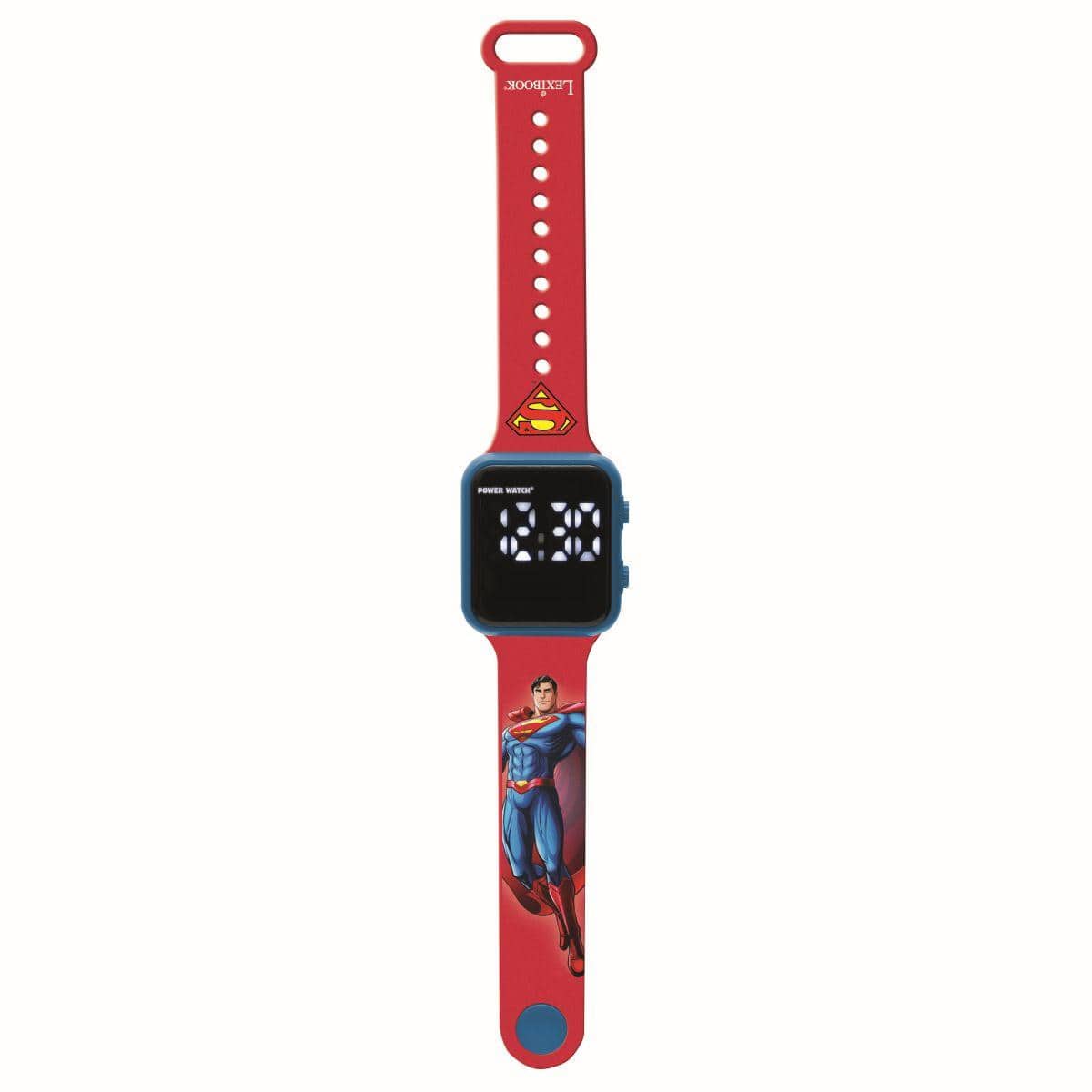 Lexibook - Superman LED Digital Watch - Red