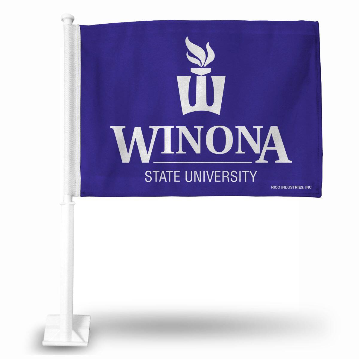 Rico Industries - Winona State Warriors 11X14 Window Mount 2-Sided Car Flag - Multi