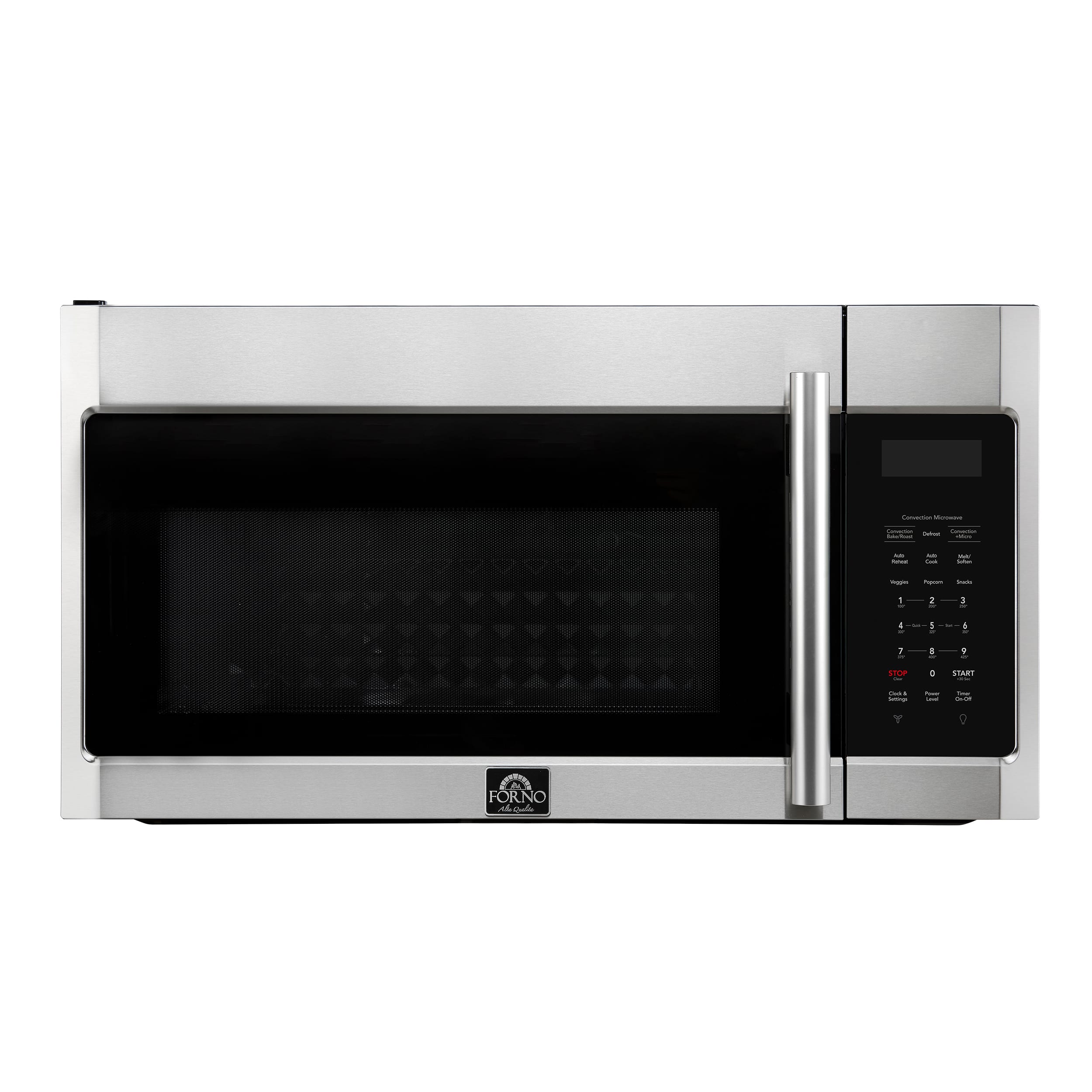 Forno Appliances - Fornace 1.5 Cu. Ft. Convection Over-the-Range Microwave - Stainless Steel