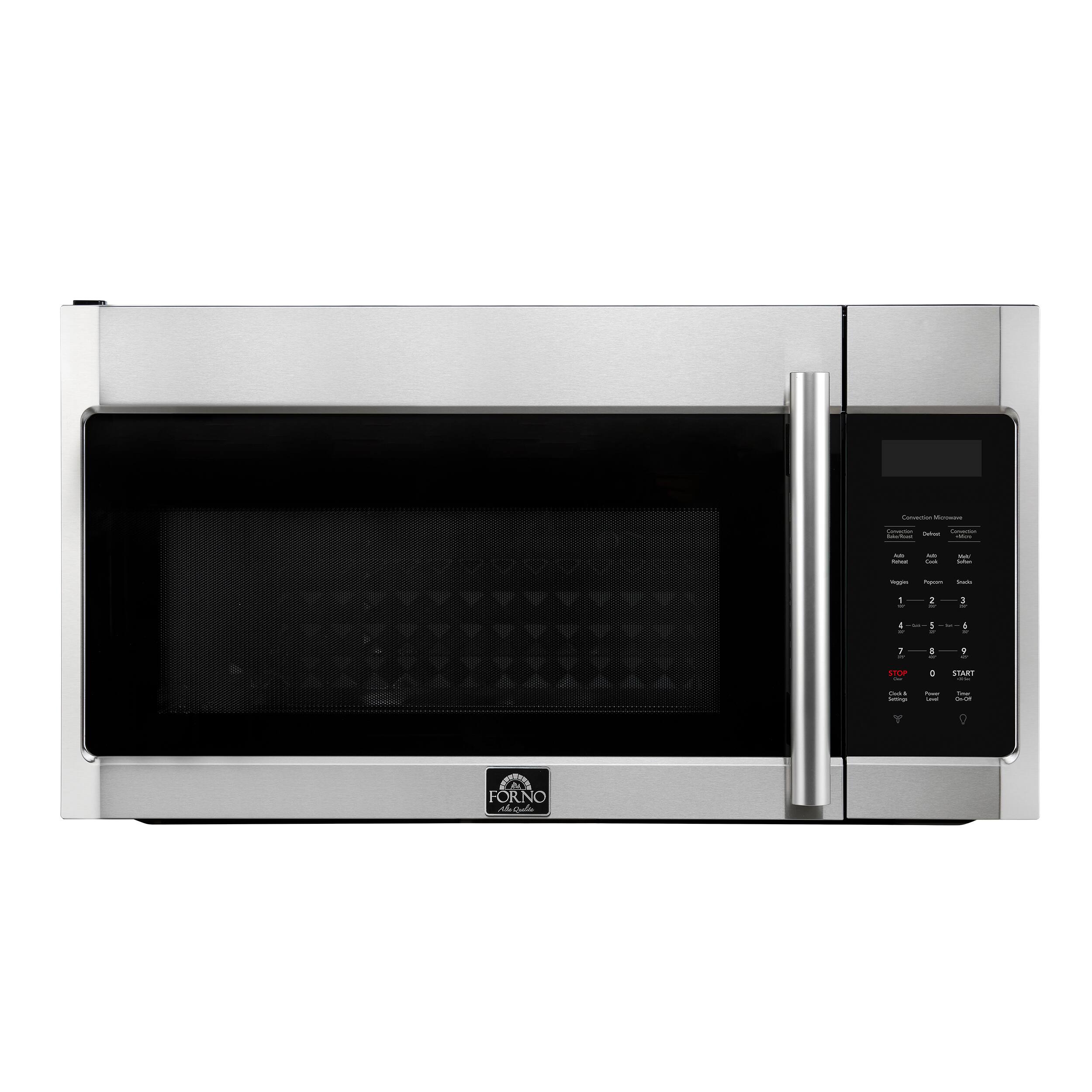 Forno Appliances - Fornace 1.5 Cu. Ft. Convection Over-the-Range Microwave - Stainless Steel