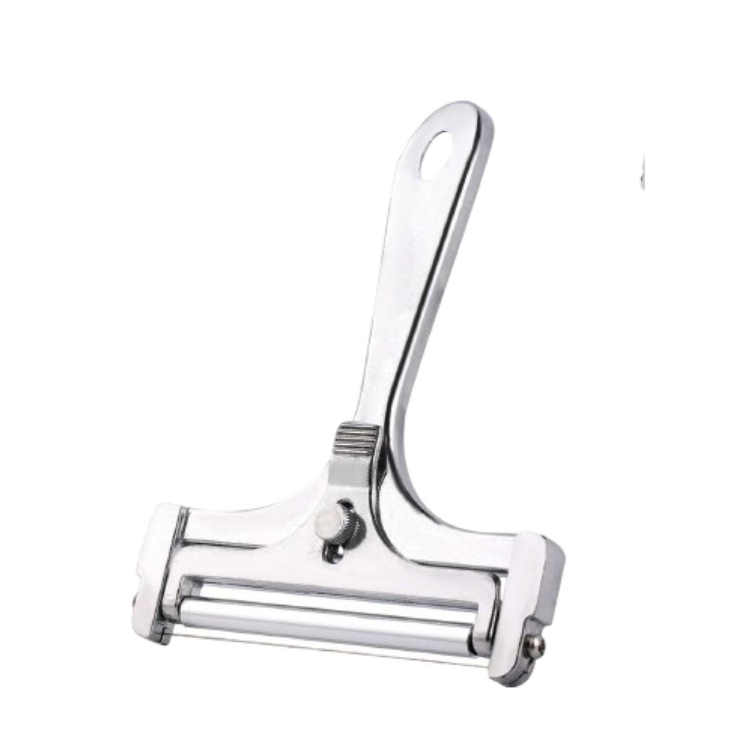 Front. Home Collection - Adjustable Hard Cheese Slicer Stainless Steel Wire Cutter Kitchen Cooking Tool.