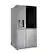 Left. LG - 23 Cu. Ft. Side-by-Side Counter-Depth Smart Refrigerator with Craft Ice - PrintProof Stainless Steel.