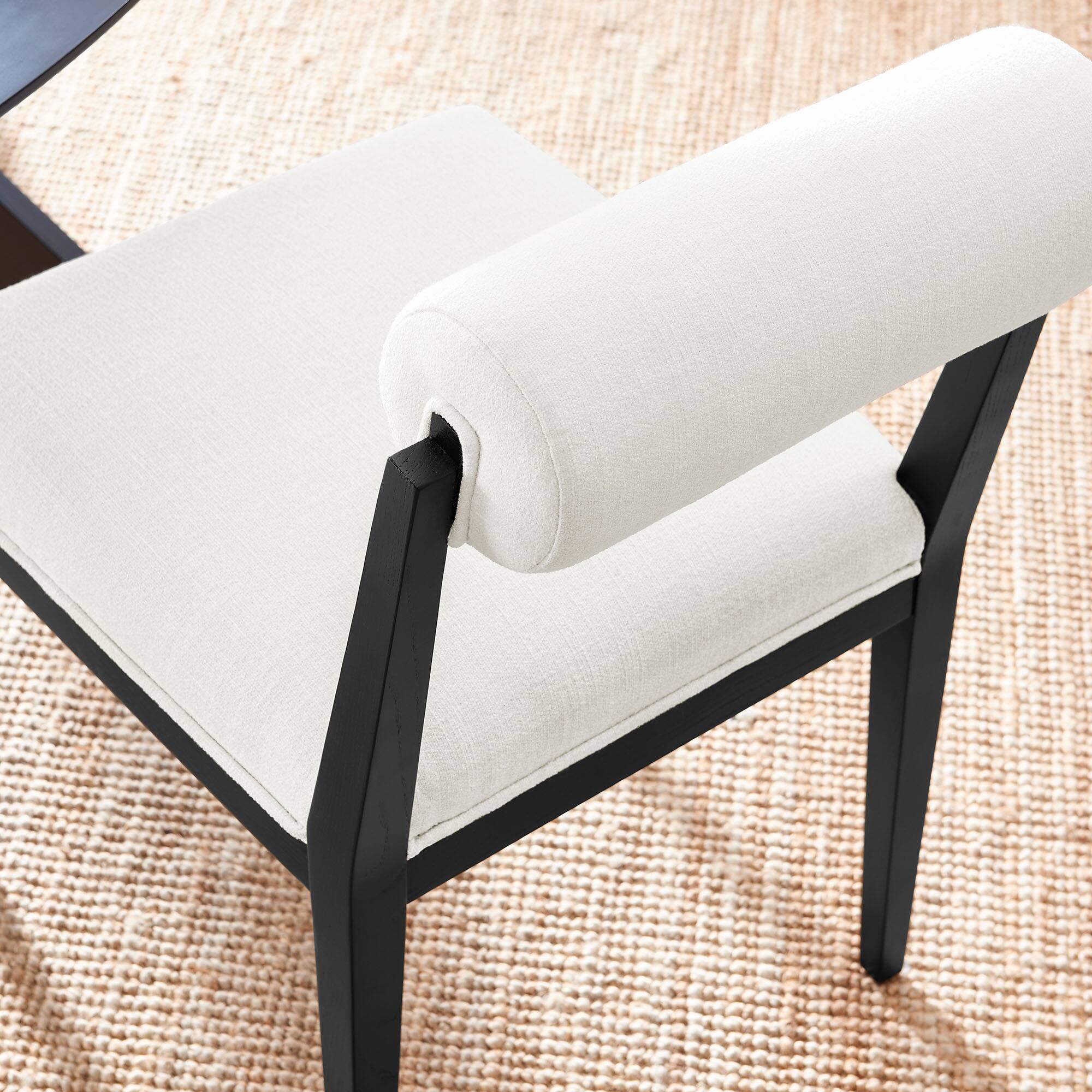 Alt View 5. Modway - Kai Fabric Dining Chair by Modway - Black.