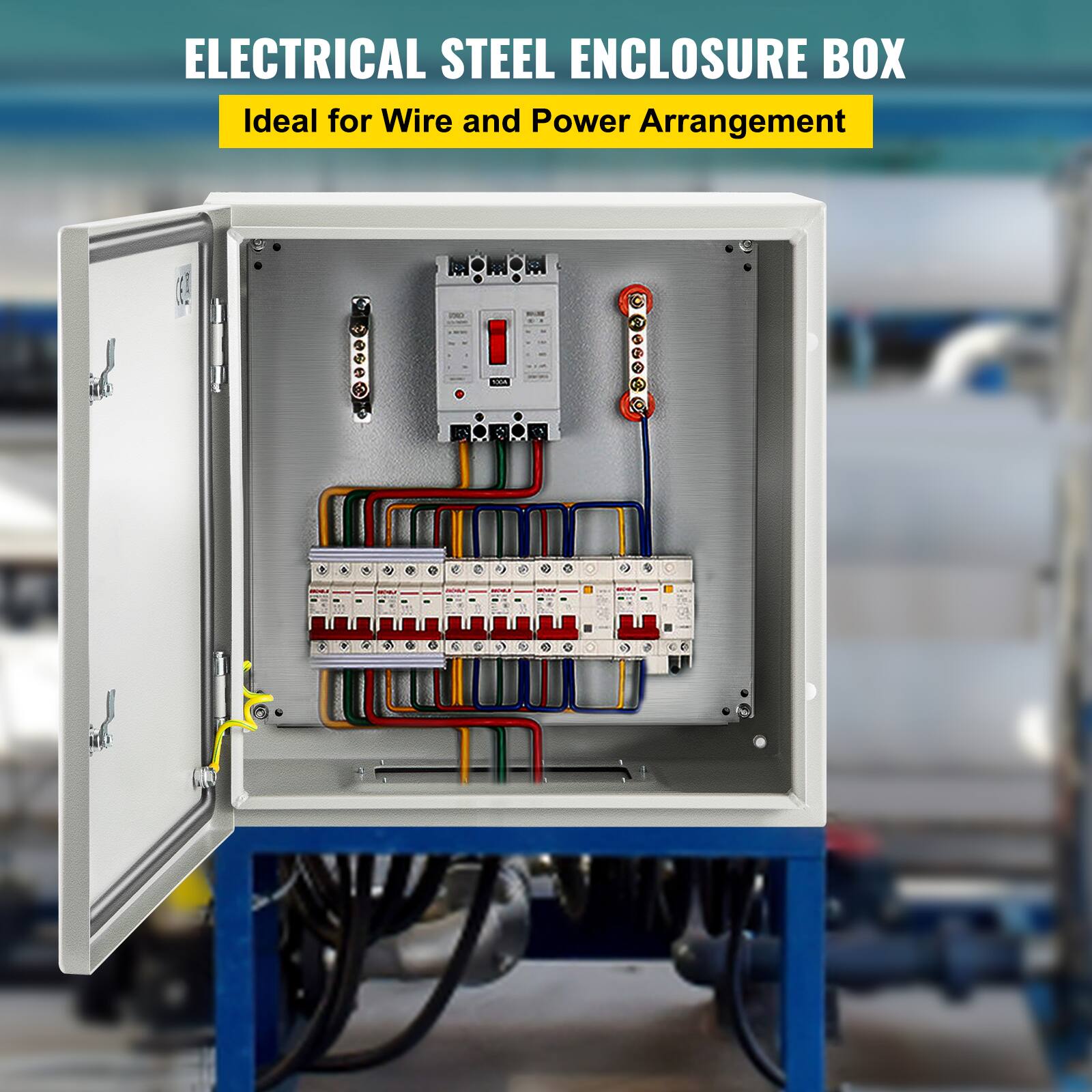 ELECTRICAL STEEL ENCLOSURE BOX  
Ideal for Wire and Power Arrangement
