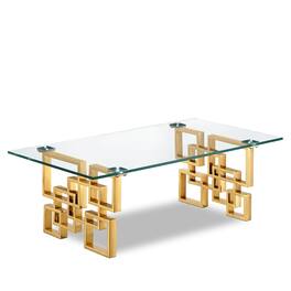 Meridian Furniture - Pierre Coffee Table - Gold