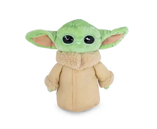 Front. LoungeFly - Star Wars: The Mandalorian The Child Plush Toy with Pocket | 8 Inches - Green.