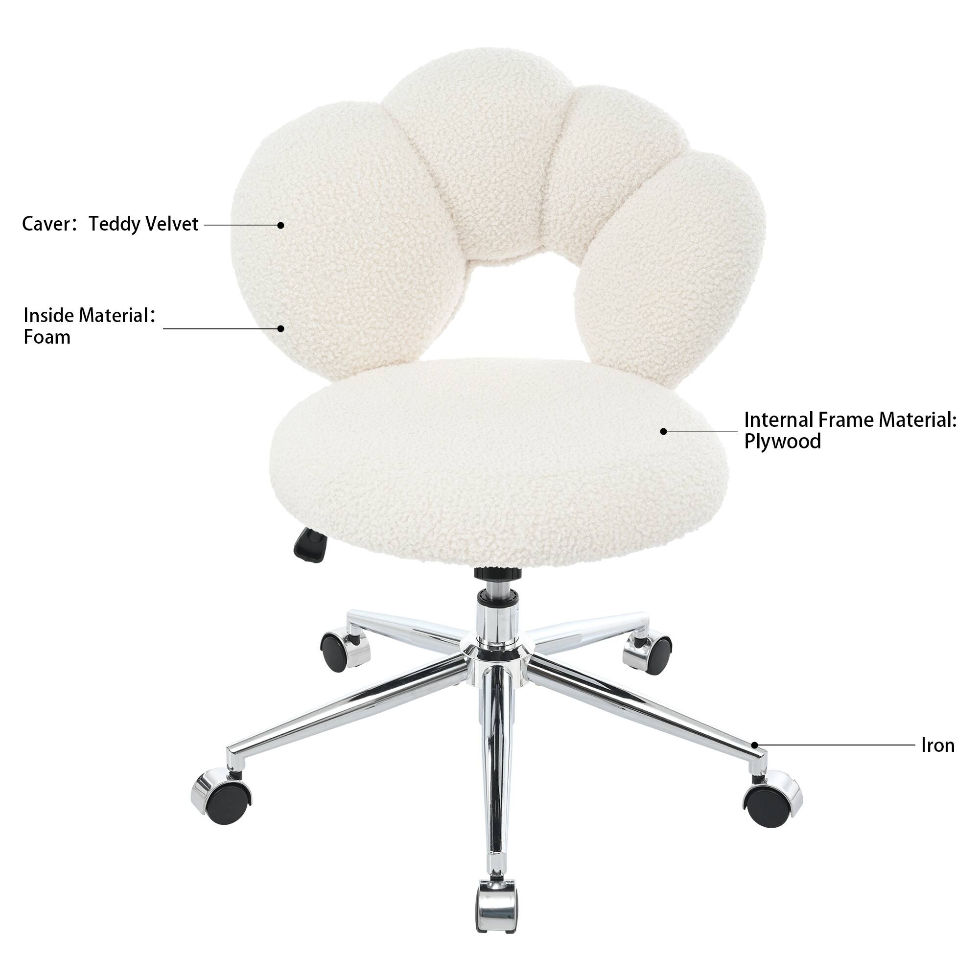 Caver: Teddy Velvet  
Inside Material: Foam  
Internal Frame Material: Plywood  
Iron