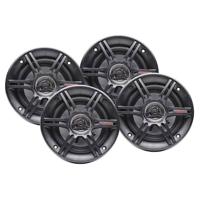 Crunch CS 653 300 Watts 6.5 Inch 3 Way 4 Ohms Car CS Speakers, 2 Crunch CS 653 300 Watts 6.5 Inch 3 Way 4 Ohms Car CS Speakers, 2