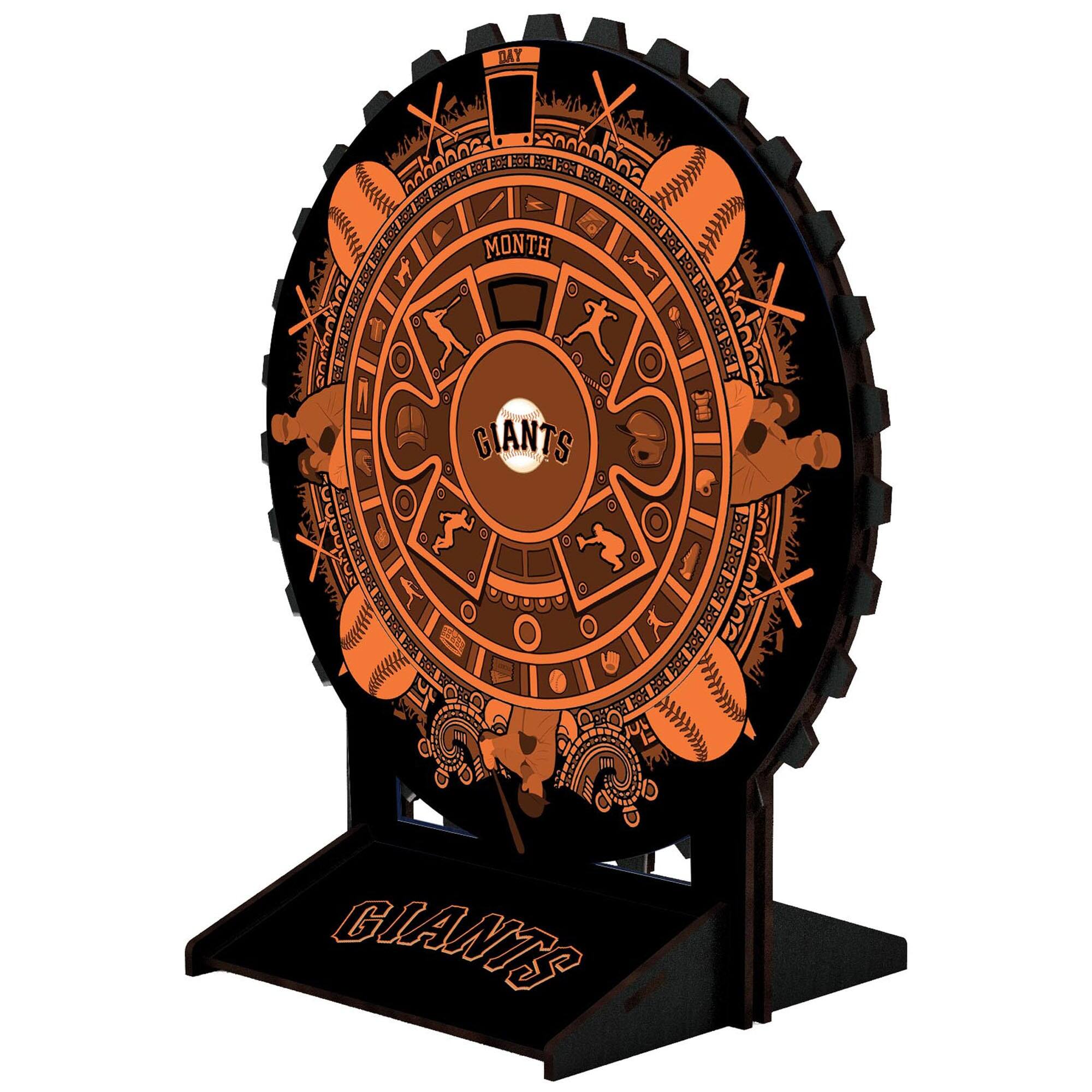 Fan Creations - San Francisco Giants Aztec Circle Desk Calendar - Multicolor