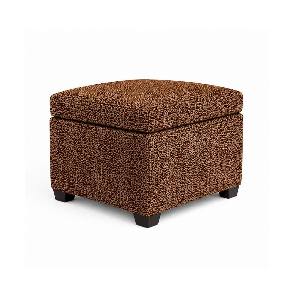 Sanford - Jackson Square Storage Ottoman Velvet Leopard - Leopard Print price history on PriceWatchPro