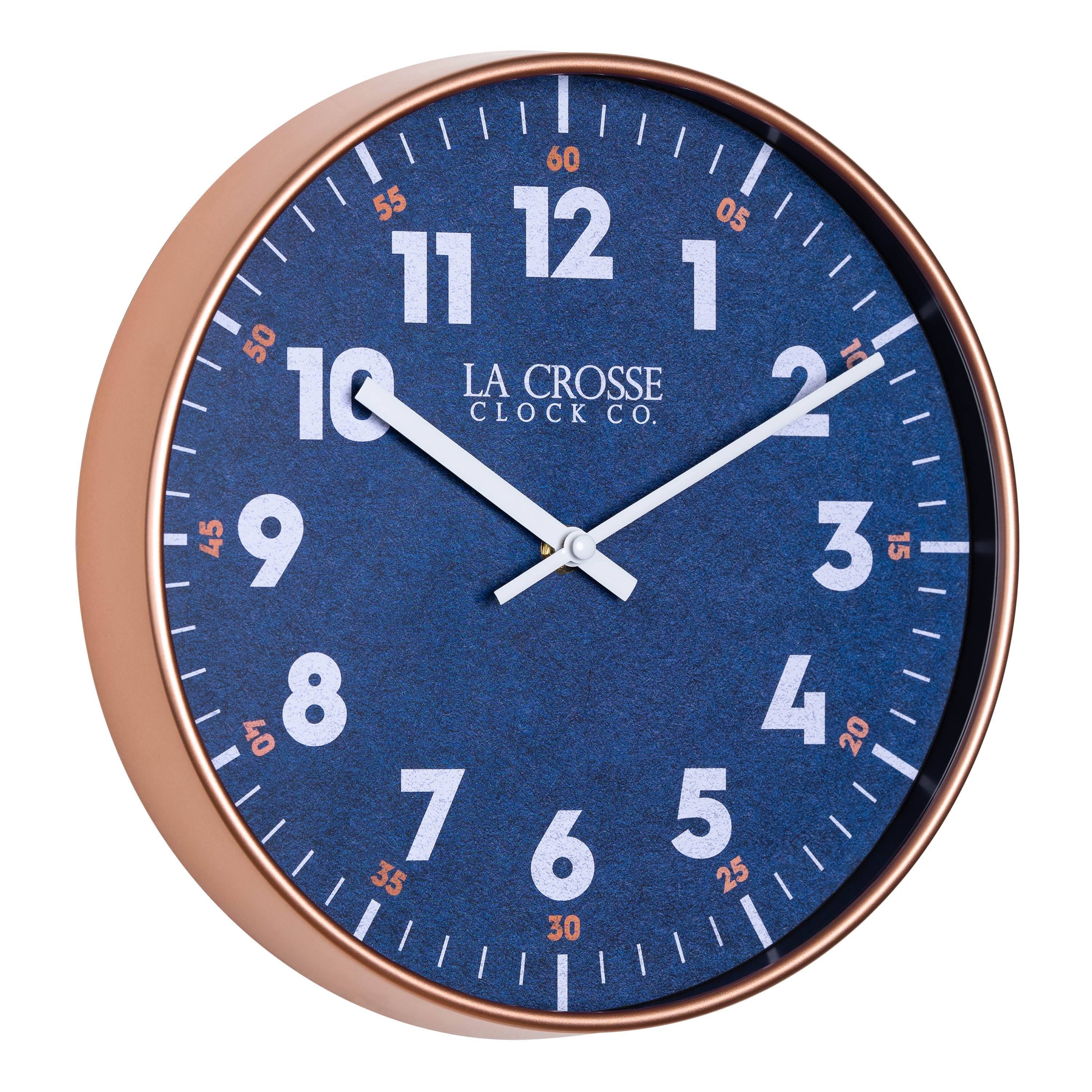 60 55 05 11 12 1 50 10 10 LA CROSSE CLOCK CO. 45 9 3 15 40 8 4 20 7 6 5 35 25 30