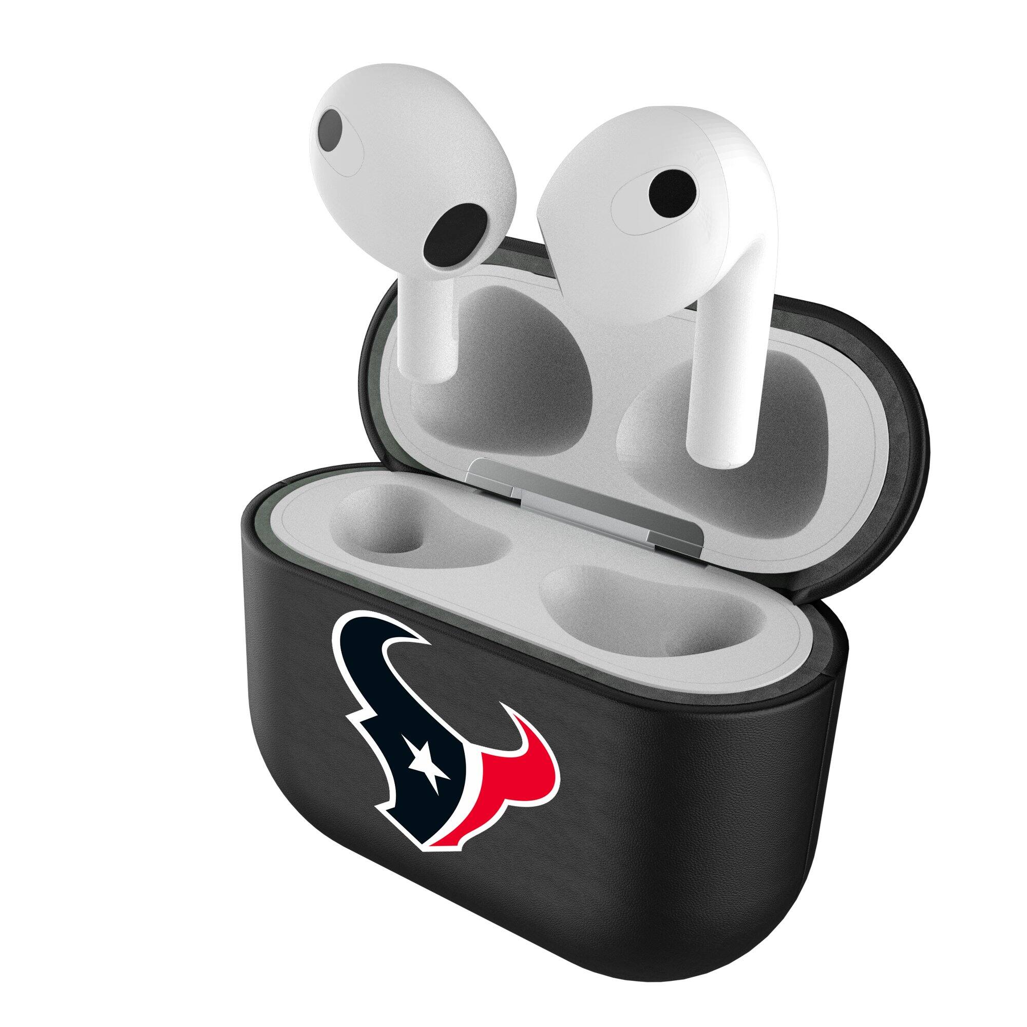 Alt View 3. Keyscaper - Houston Texans Black Insignia AirPods 3rd Gen Case Cover - Black.