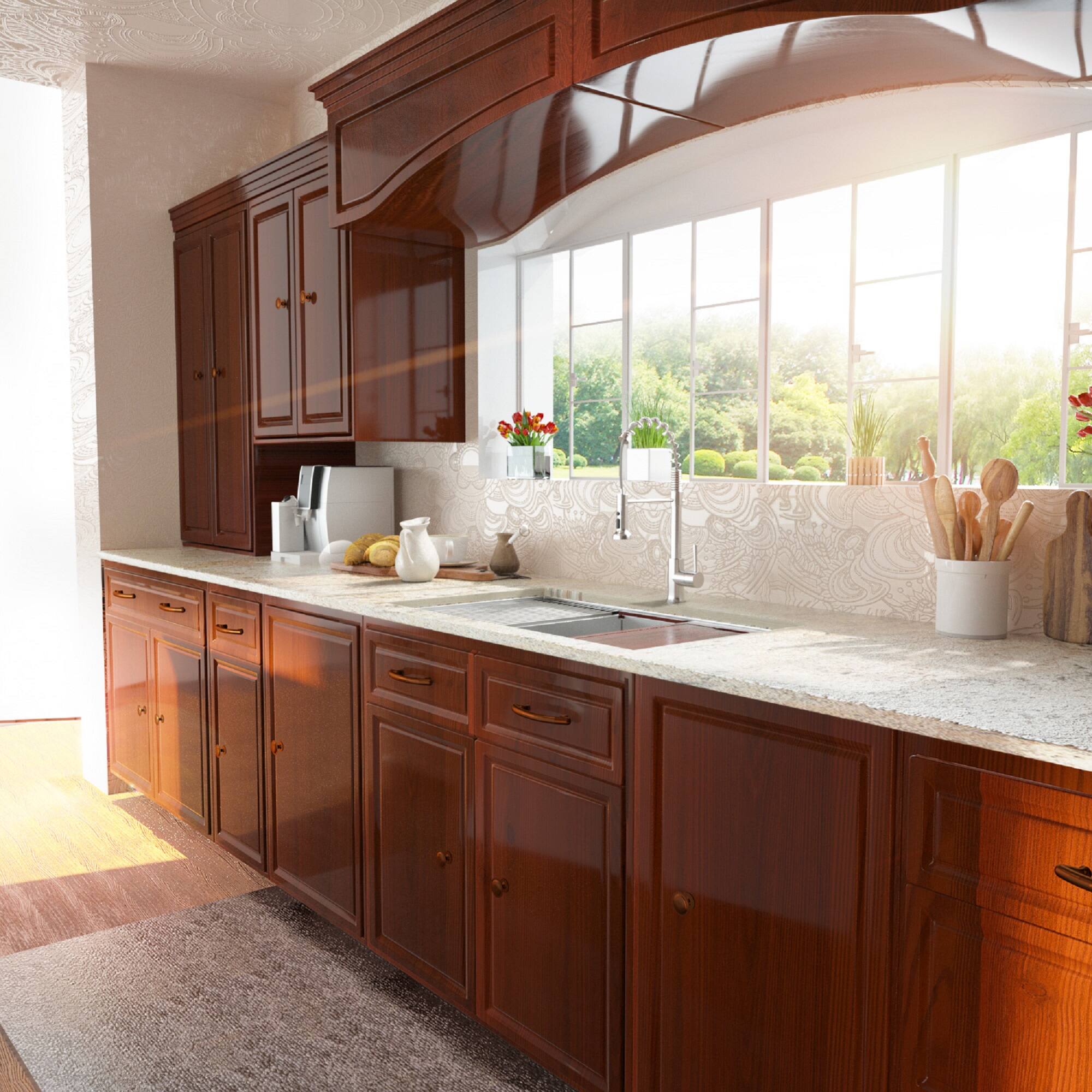 Alt View 1. Lordear - 30"x19"x 10" Single Bowl Undermount Workstation 16 Gauge Stainless Steel Kitchen Sink - Stainless steel.
