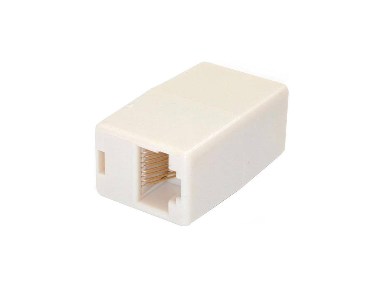 Alt View 3. StarTech.com - StarTech RJ45COUPLER StarTech.com Cat5e RJ45 Modular Inline Coupler - 1 x RJ-45 Female - 1 x RJ-45 Female - Beige.
