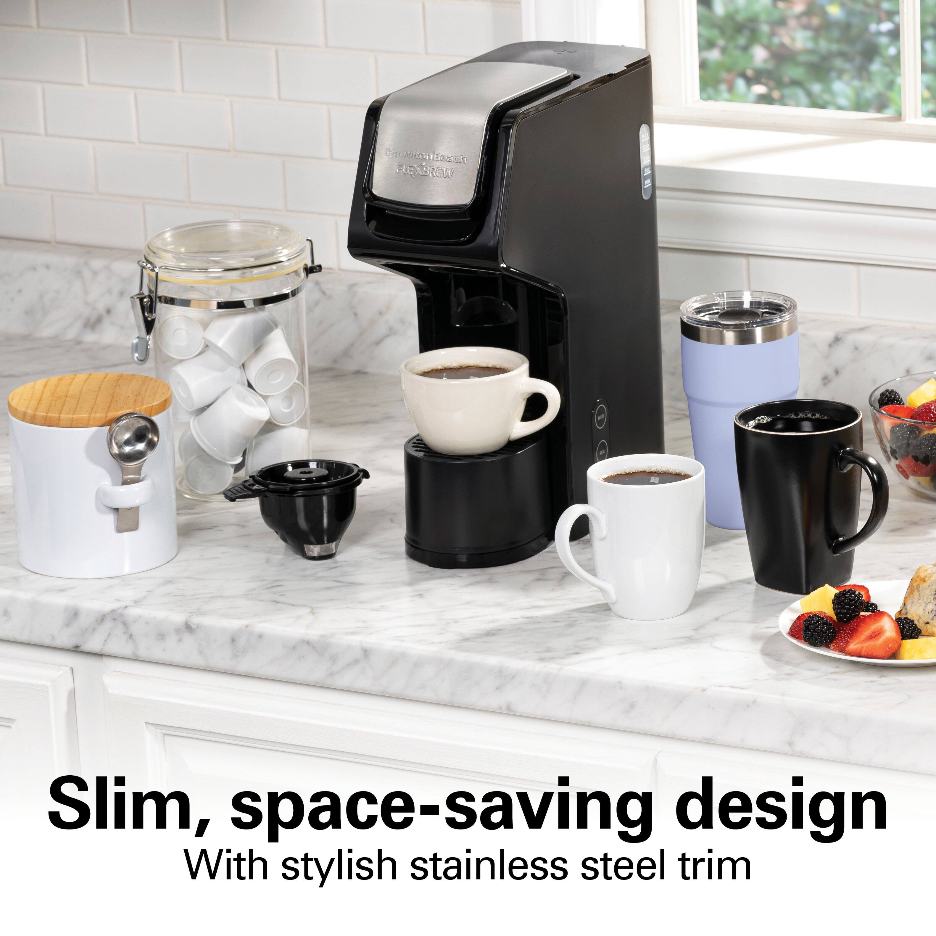 Consifition Beach FUSNEW

Slim, space-saving design
With stylish stainless steel trim