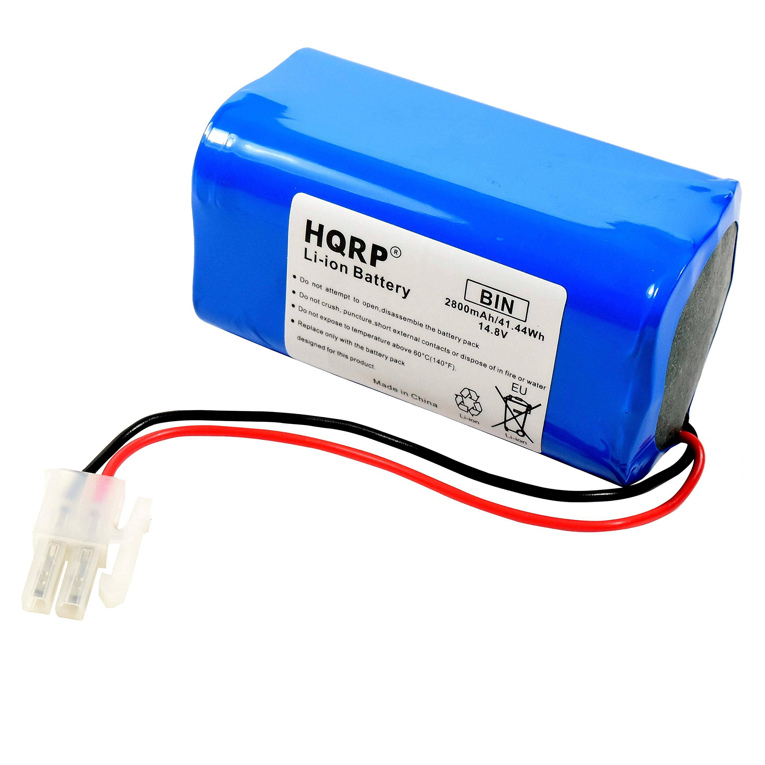 HQRP Li-ion Battery  
2800mAh/41.44Wh  
14.8V  
BIN  
Do not attempt to open, disassemble the battery or dispose of in fire or water.  
Do not crush, puncture, or expose to temperatures above 60°C/140°F.  
Replace only with the battery designed for this product.  
Made in China  
EU RoHS  
Designed for the battery pack.