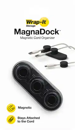 Wrap-It Storage - Magna Dock - Black