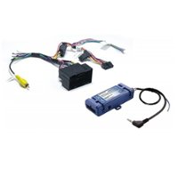 PAC - Radio Replacement and Steering Wheel Control Interface for Select Dodge, Jeep, and RAM Vehicles - Blue - Front_Zoom