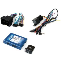 PAC - Radio Replacement and Steering Wheel Control Interface with OnStar Retention for Select GM Vehicles - Blue - Front_Zoom
