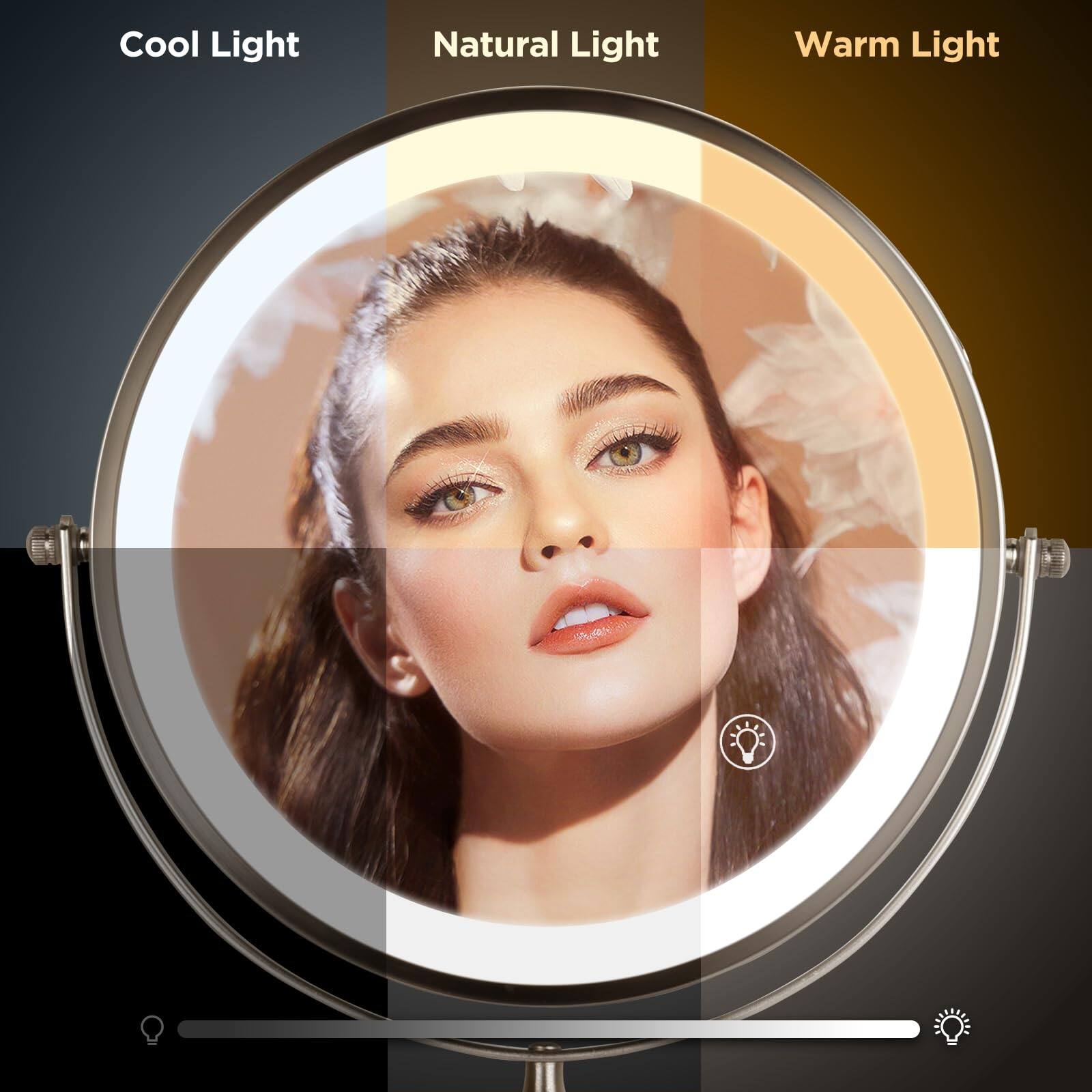 Cool Light  
Natural Light  
Warm Light