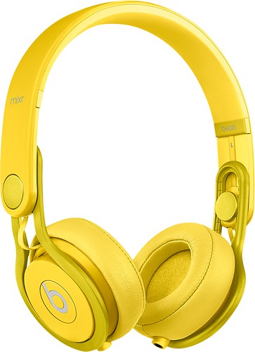 Best Buy: Beats by Dr. Dre Beats Mixr On-Ear Headphones Yellow 900-00278-01