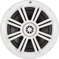KICKER - 6-1/2" 2-Way Marine Speakers with Polypropylene Cones (Pair) - White - Front_Zoom